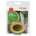 APOSAN PULSERA AROMATICA CON CITRONELA 3 UNIDADES COLOR NARANJA
