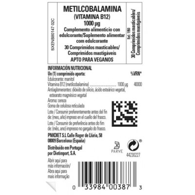 Comprar SOLGAR METILCOBALAMINA 1000MCG 30 COMPRIMIDOS MASTICABLES al mejor precio en NuestraFarma, tu farmacia online