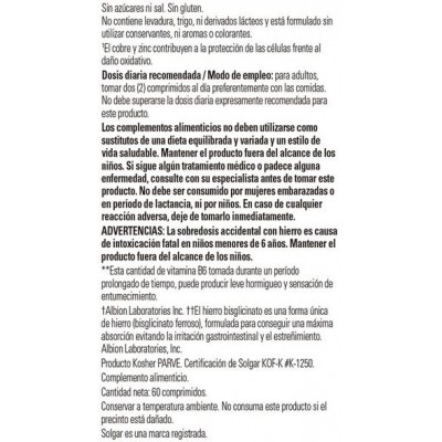 Comprar SOLGAR FORMULA VM-2000 60 COMPRIMIDOS al mejor precio en NuestraFarma, tu farmacia online