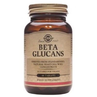 Comprar SOLGAR BETA GLUCANOS 60 COMPRIMIDOS al mejor precio en NuestraFarma, tu farmacia online