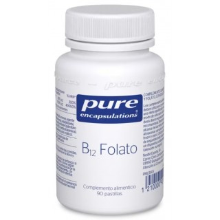 PURE ENCAPSULATIONS B12 FOLATO 90 PASTILLAS