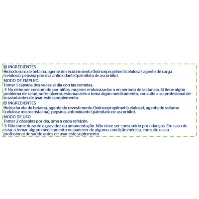 Comprar PURE ENCAPSULATIONS BETAINA HCL PEPSINA 90 CAPSULAS VEGETALES al mejor precio en NuestraFarma, tu farmacia online