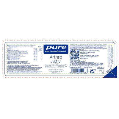 Comprar PURE ENCAPSULATIONS ARTHRO AKTIV 60 CAPSULAS al mejor precio en NuestraFarma, tu farmacia online