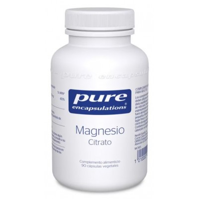 Comprar PURE ENCAPSULATIONS MAGNESIO CITRATO 90 CAPSULAS VEGETALES al mejor precio en NuestraFarma, tu farmacia online
