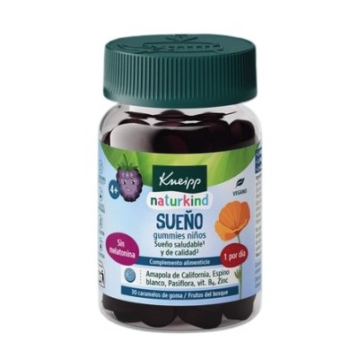 Comprar KNEIPP NATURKIND NIÑOS SUEÑO 30 GUMMIES SABOR FRUTOS DEL BOSQUE al mejor precio en NuestraFarma, tu farmacia online