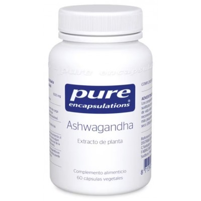 Comprar PURE ENCAPSULATIONS ASHWAGANDHA 60 CAPSULAS al mejor precio en NuestraFarma, tu farmacia online