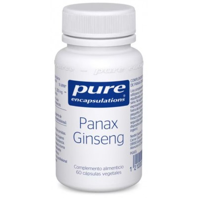 Comprar PURE ENCAPSULATIONS PANAX GINSENG 60 CAPSULAS al mejor precio en NuestraFarma, tu farmacia online