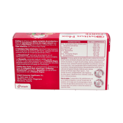 Comprar CISTITUS NOX FORTE 20 COMPRIMIDOS al mejor precio en NuestraFarma, tu farmacia online