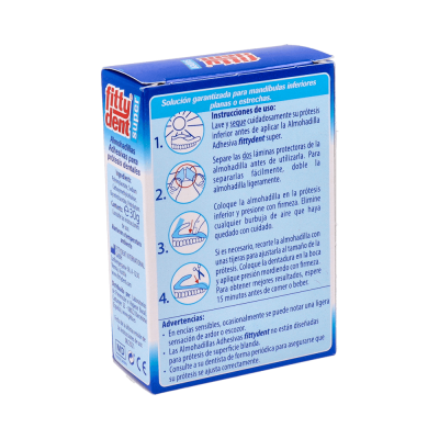 Comprar FITTYDENT ALMOHADILLA INFERIOR 15 UNIDADES al mejor precio en NuestraFarma, tu farmacia online