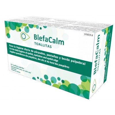 Comprar BLEFACALM TOALLITAS ESTERILES IMPREGNADAS 30 TOALLITAS al mejor precio en NuestraFarma, tu farmacia online