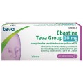 EBASTINA TEVA GROUP EFG 10 MG 20 COMPRIMIDOS RECUBIERTOS