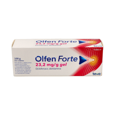 Comprar OLFEN FORTE 23,2 MG/G GEL CUTANEO 1 TUBO 100 G al mejor precio en NuestraFarma, tu farmacia online