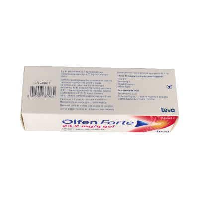 Comprar OLFEN FORTE 23,2 MG/G GEL CUTANEO 1 TUBO 100 G al mejor precio en NuestraFarma, tu farmacia online