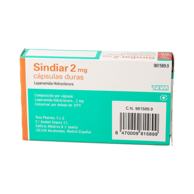 Comprar SINDIAR 2 MG 10 CAPSULAS al mejor precio en NuestraFarma, tu farmacia online