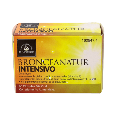 Comprar EL NATURALISTA BRONCEANATUR INTENSIVO 60 CAPSULAS al mejor precio en NuestraFarma, tu farmacia online