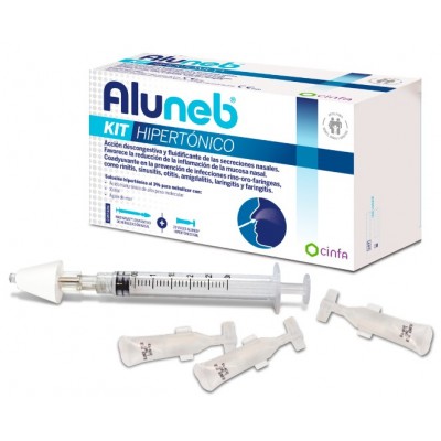 Comprar ALUNEB HIPERTONICO KIT 20 VIALES 5 ML + 1 DISPOSITIVO al mejor precio en NuestraFarma, tu farmacia online