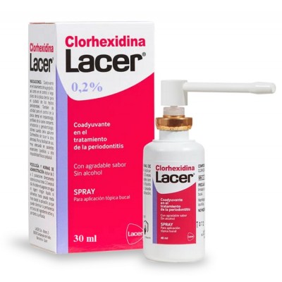 Comprar LACER CLORHEXIDINA 0.2% SPRAY 30 ML al mejor precio en NuestraFarma, tu farmacia online