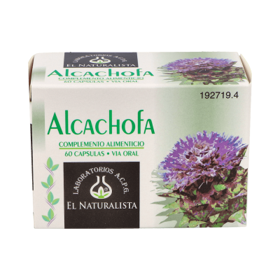 Comprar EL NATURALISTA ALCACHOFA 60 CAPSULAS al mejor precio en NuestraFarma, tu farmacia online