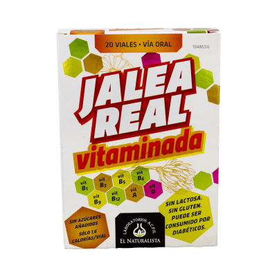 Comprar EL NATURALISTA JALEA REAL VITAMINADA 20 VIALES 10 ML al mejor precio en NuestraFarma, tu farmacia online