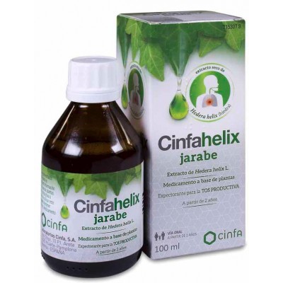 Comprar CINFAHELIX JARABE 1 FRASCO 100 ml al mejor precio en NuestraFarma, tu farmacia online