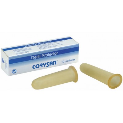 Comprar CORYSAN DEDIL LATEX DIAMETRO 19 CM TALLA 5 10 UNIDADES al mejor precio en NuestraFarma, tu farmacia online