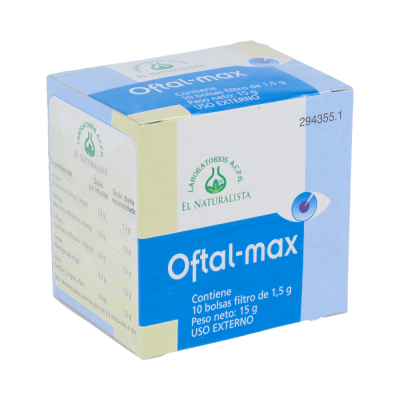 Comprar EL NATURALISTA OFTAL-MAX INFUSION LAVADO DE OJOS 10 BOLSITAS 1,5 G al mejor precio en NuestraFarma, tu farmacia online