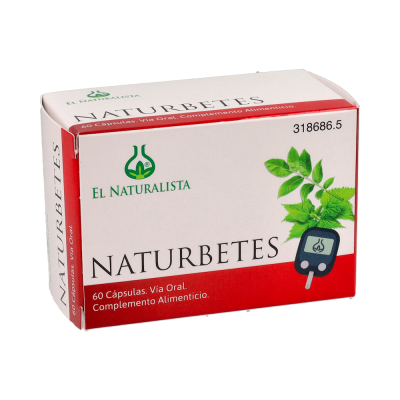 Comprar EL NATURALISTA NATURBETES 300 MG 60 CAPSULAS al mejor precio en NuestraFarma, tu farmacia online