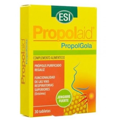 Comprar ESI PROPOLAID PROPOLGOLA JENGIBRE FUERTE 30 TABLETAS al mejor precio en NuestraFarma, tu farmacia online