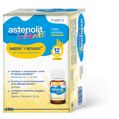 Comprar ASTENOLIT INFANTIL 12 VIALES 10 ML al mejor precio en NuestraFarma, tu farmacia online