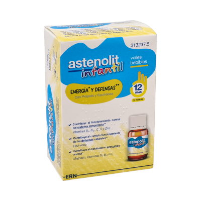 Comprar ASTENOLIT INFANTIL 12 VIALES 10 ML al mejor precio en NuestraFarma, tu farmacia online