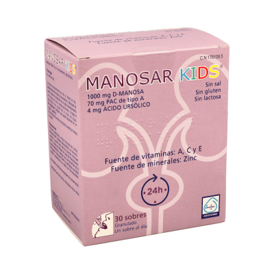 Comprar MANOSAR KIDS 30 SOBRES al mejor precio en NuestraFarma, tu farmacia online