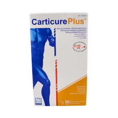 Comprar CARTICURE PLUS 30 SOBRES al mejor precio en NuestraFarma, tu farmacia online