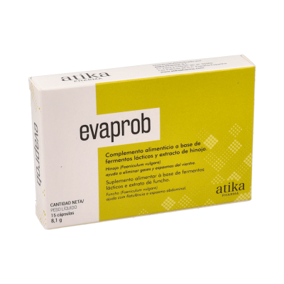 Comprar EVAPROB 15 CAPSULAS al mejor precio en NuestraFarma, tu farmacia online