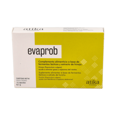 Comprar EVAPROB 15 CAPSULAS al mejor precio en NuestraFarma, tu farmacia online