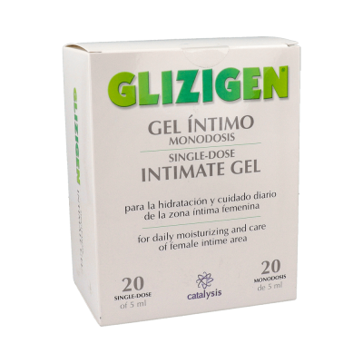 Comprar GLIZIGEN GEL INTIMO MONODOSIS 20 CANULAS 5 ML al mejor precio en NuestraFarma, tu farmacia online