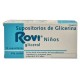SUPOSITORIOS DE GLICERINA ROVI NIÑOS 1,375 G 12 SUPOSITORIOS