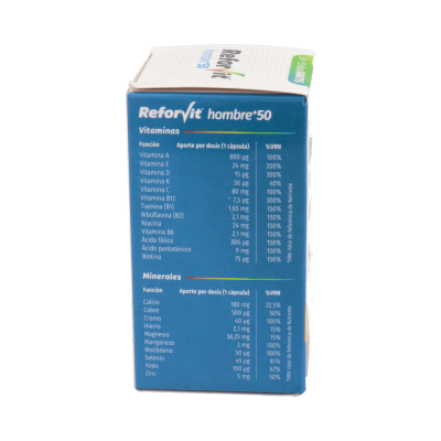 Comprar REFORVIT HOMBRE +50 45 CAPSULAS al mejor precio en NuestraFarma, tu farmacia online