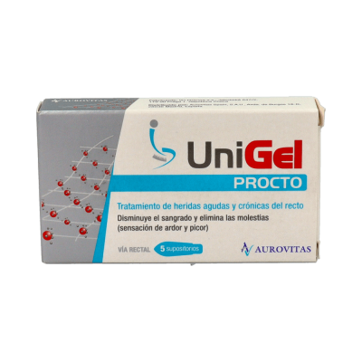 Comprar APOTEX UNIGEL PROCTO 5 SUPOSITORIOS al mejor precio en NuestraFarma, tu farmacia online