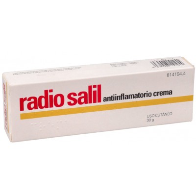 Comprar RADIO SALIL ANTIINFLAMATORIO CREMA 1 TUBO 30 G al mejor precio en NuestraFarma, tu farmacia online