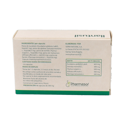 Comprar PHARMASOR LLANTUSIL 48 CAPSULAS al mejor precio en NuestraFarma, tu farmacia online