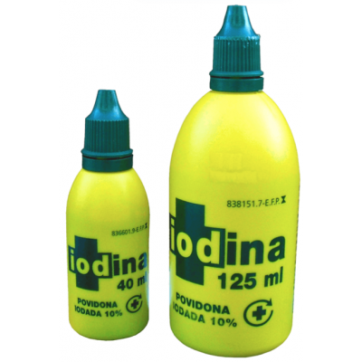 Comprar IODINA 100 MG/ML SOLUCION CUTANEA 1 FRASCO 125 ML al mejor precio en NuestraFarma, tu farmacia online