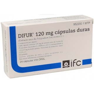 DIFUR 120 MG 24 CAPSULAS