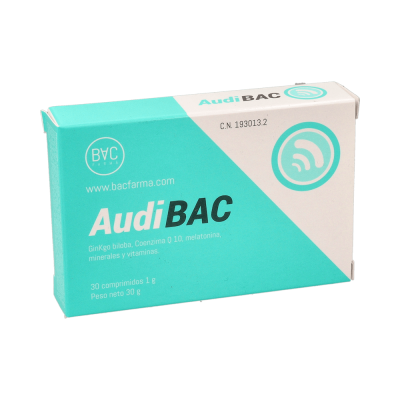 Comprar AUDIBAC 30 COMPRIMIDOS al mejor precio en NuestraFarma, tu farmacia online