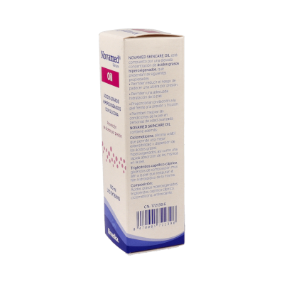 Comprar NOVAMED OIL ACIDOS GRASOS HIPEROXIGENADOS CON SILICONA 100 ML al mejor precio en NuestraFarma, tu farmacia online