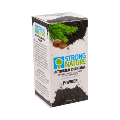 Comprar STRONG NATURE ACTIVATED CHARCOAL POWDER 30 G al mejor precio en NuestraFarma, tu farmacia online