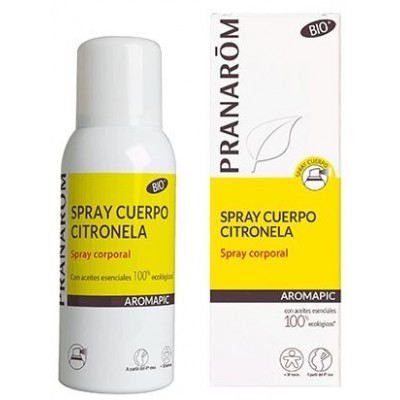 Comprar PRANAROM AROMAPIC SPRAY CUERPO CITRONELA 75 ML + 25ML REGALO al mejor precio en NuestraFarma, tu farmacia online