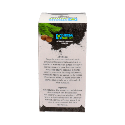 Comprar STRONG NATURE ACTIVATED CHARCOAL POWDER 30 G al mejor precio en NuestraFarma, tu farmacia online
