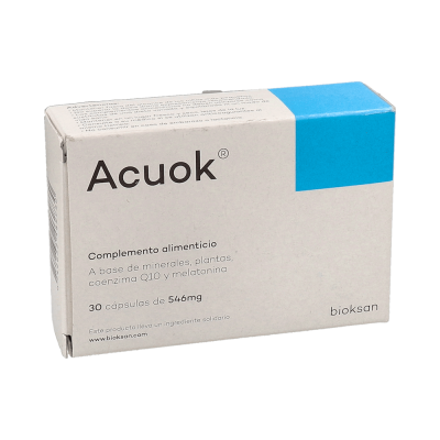 Comprar ACUOK 30 CAPSULAS al mejor precio en NuestraFarma, tu farmacia online