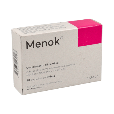 Comprar MENOK 30 CAPSULAS al mejor precio en NuestraFarma, tu farmacia online