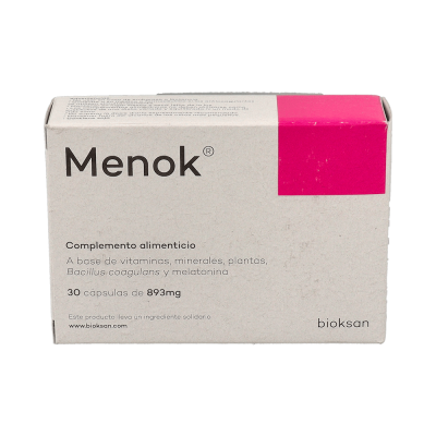 Comprar MENOK 30 CAPSULAS al mejor precio en NuestraFarma, tu farmacia online